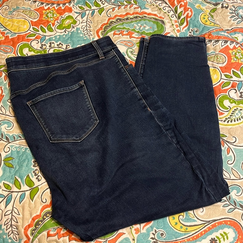 Old navy Rockstar super skinny high rise jeans size 26 plus long